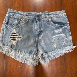 Mossimo women’s distressed denim short size 12 women’s